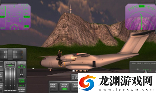 渦輪螺旋槳飛行模擬器3D